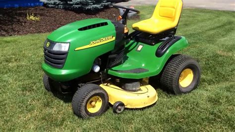 John Deere L118 Riding Lawn Mower For Sale Online Auction Youtube