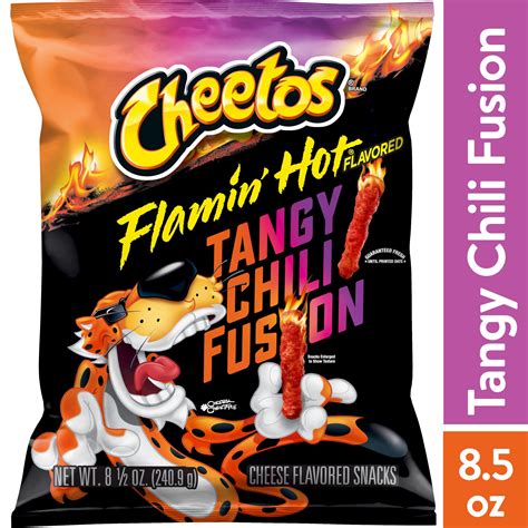 Cheetos Flamin Hot Tangy Chili Fusion Flavored Snack 85 Oz