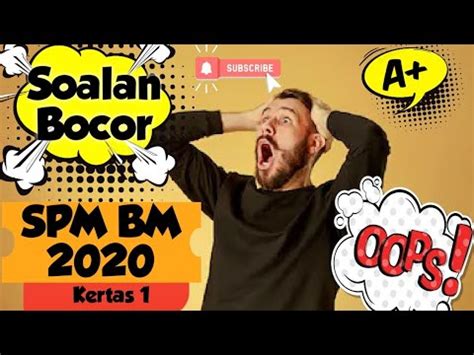 Terdapat dua bentuk soalan yang disoal iaitu karangan berformat dan karangan tidak berformat. Soalan Bocor? Ramalan SPM Bahasa Melayu 2020 / 2021 - YouTube