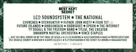 Best Kept Secret Festival Announces 2018 Lineup Featuring The National