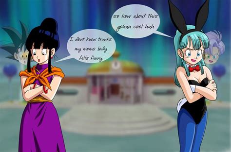 Trunks And Goten Change With Bulma And Chi Chi Nd Pt Personajes De