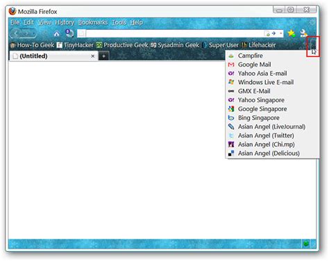 Condense The Bookmarks In The Firefox Bookmarks Toolbar