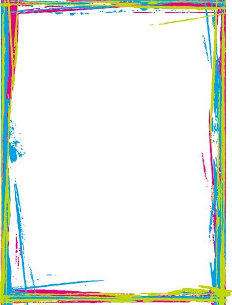 Png Frame Colorful Colorful Border Free Download