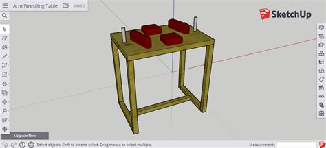 Arm wrestling table for competition at rs 9500 /piece. I built this 3D model of an arm wrestling table in ...