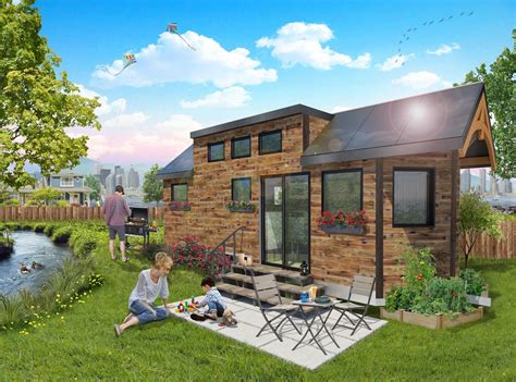 Tiny House Concept Zero Energy House Water From Air Insulated Panels