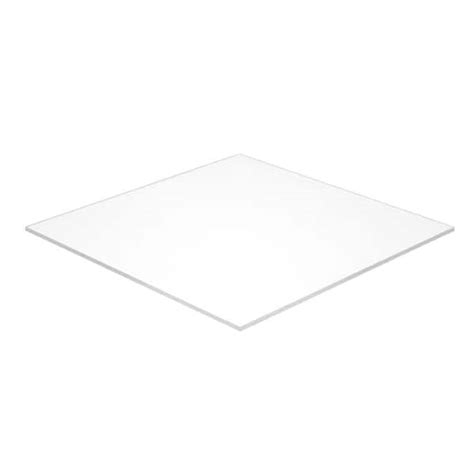 Falken Design 12 In X 12 In X 18 In Thick Acrylic White Translucent