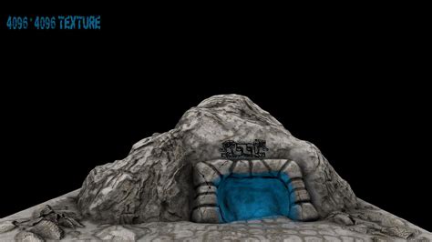 Cave Enterance 3d Model Cgtrader