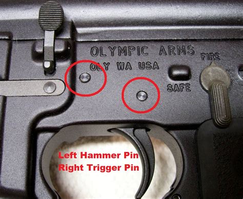 Ar Trigger And Trigger Spring Pins Walking Gunsmithing