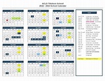 School Calendar – 2022-2023 School Year – ACLD Tillotson School