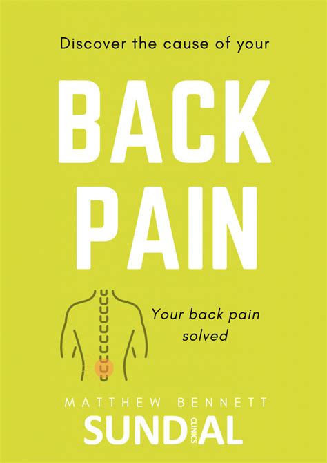 Download Back Pain Report Sundial Clinics