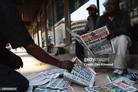 Tension Mounts As Zimbabwe Awaits Presidential Election Results Photos And Premium High Res