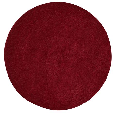 Emperor Luxury Dense Wool Rugs Red Circle Rug Martin Phillips