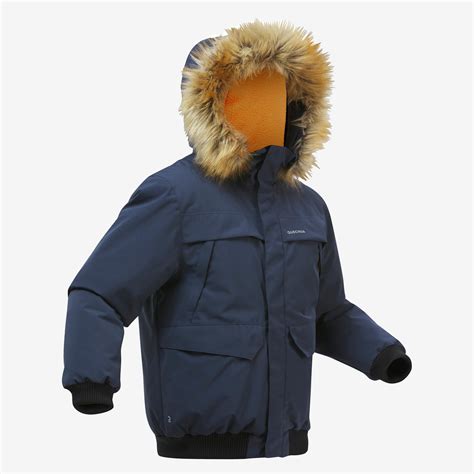 Kids Waterproof Winter Hiking Jacket Sh100 X Warm 65°c Ages 7 15