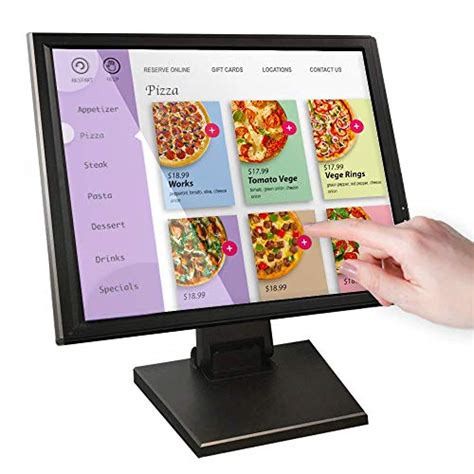 17 Inch Hdmi Resistive Touch Screen Pos Led Monitor With Vga And Hdmi
