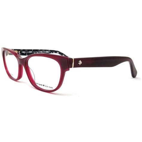 Kate Spade Ladonna S3x Burgundy And Havana Glitter Eyeglasses See My Glasses