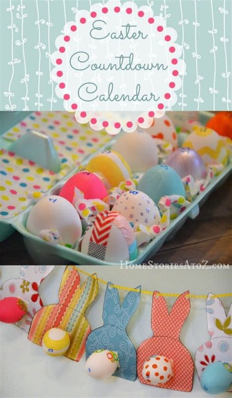 Kid Friendly Easter Egg Countdown Calendar Easter Countdown Easter