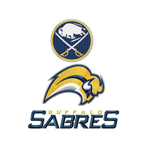 Buffalo Sabres Logos Machine Embroidery Design For Instant Download