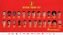 Conheça os 23 convocados da Bélgica para a Copa