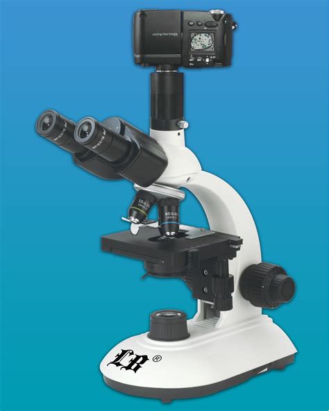 Labomed Inc Lb 222 Trinocular Biological Microscope W Finite