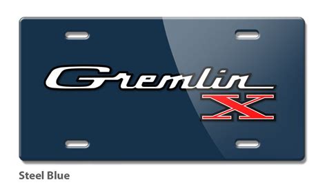 1970 1978 Amc Gremlin X Emblem Novelty License Plate Vintage Emblem