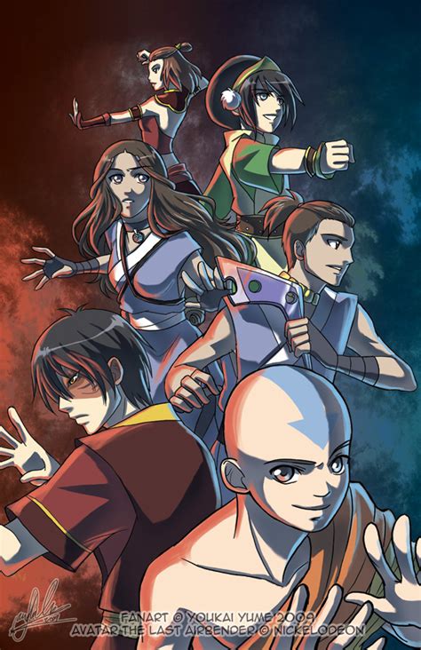 Avatar Heroes Avatar The Last Airbender Fan Art 13303501 Fanpop