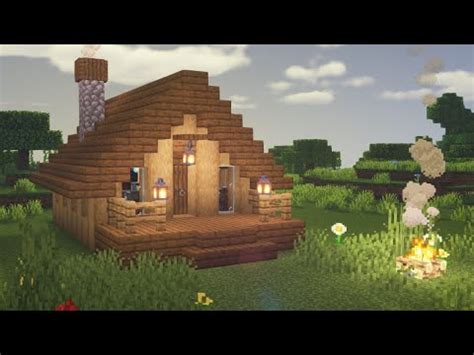 Minecraft Como Construir Una Cabaña Acogedora YouTube