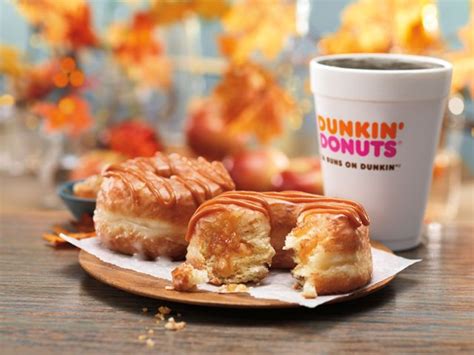 Dunkin Donuts Releases New Caramel Apple Croissant Donut