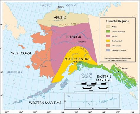 Perceptual Regions In Alaska Map Alaska Map Arctic