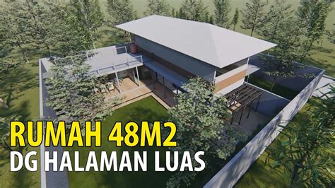 Sebab, rumah ini tak hanya sekadar nyaman, tapi juga bisa memberi rasa kangen akan pulang ke kampung halaman. DESAIN RUMAH 6X8 DG HALAMAN SUPER LUAS - KEHIDUPAN ARSITEK ...