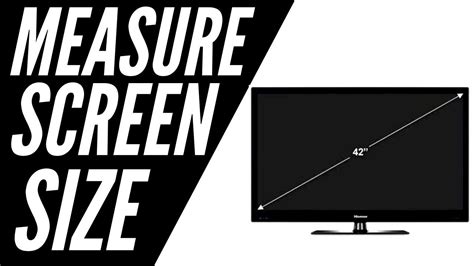 How To Measure Your Tv Screen Size In 2021 Youtube