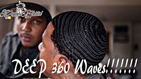 Natural Hair How To Get Deep 360 Waves Youtube