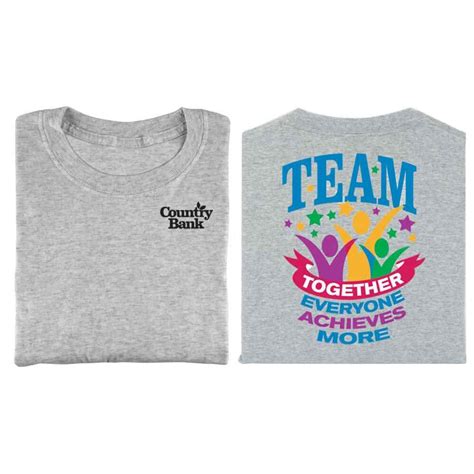 Team Together Everyone Achieves More Positive 2 Sided T Shirt