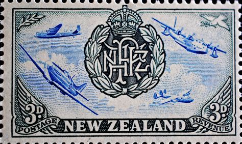 New Zealand Stamp Old Stamps Post Stamp