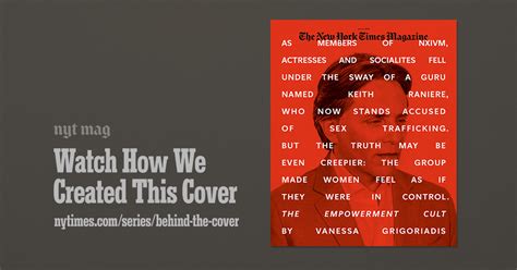 Behind The Cover The Empowerment Cult The New York Times