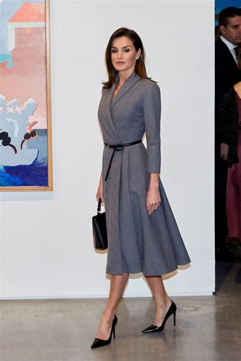 Let Queen Letizia Show You How To Wear A Coat Dress Vogue