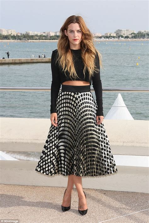 Riley Keough Promotes The Girlfriend Experience In Cannes In A Polka