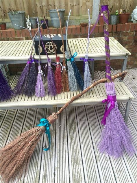 Handmade Medium Besom Broom Approx 80cms By Thewitchescovenjewel