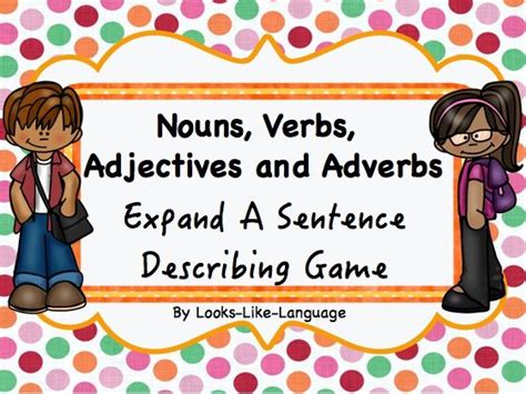 sentence building activities expanding sentences describing