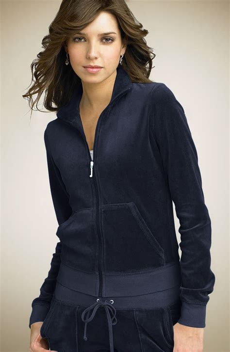 Juicy Couture Velour Track Suit Top Nordstrom