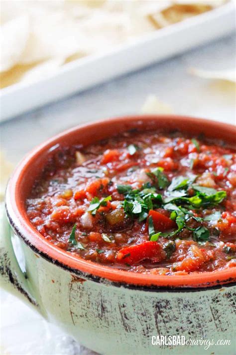 Homemade Salsa Recipe 5 Minutes Carlsbad Cravings