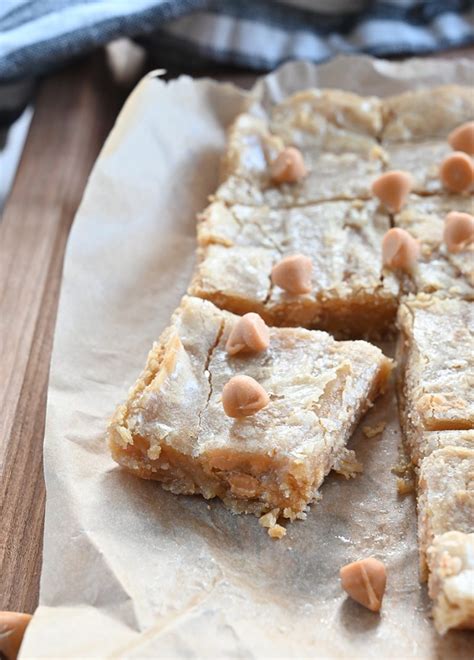 Butterscotch Blondies Wishes And Dishes