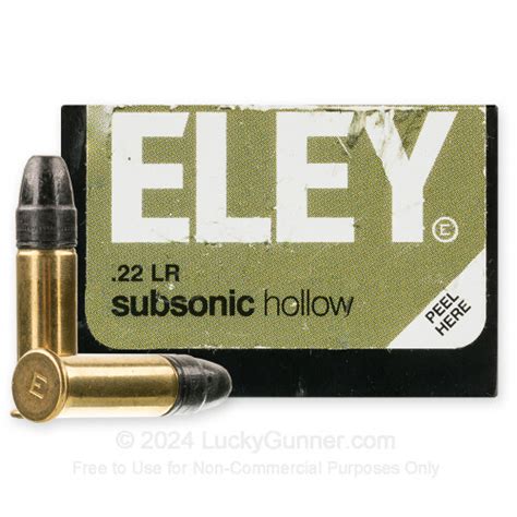 Premium 22 LR Ammo For Sale 40 Grain LHP Ammunition In Stock By Eley