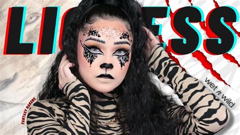 Fierce Lioness Halloween Look Using New Wetnwild Halloween Makeup