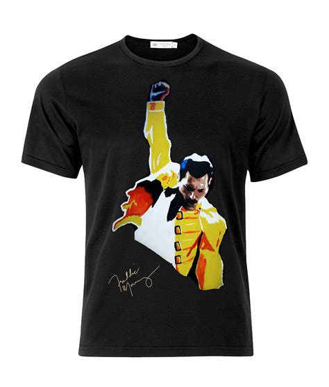 Limited Edition Queen Freddie Mercury Artwork Rock T Shirt By
