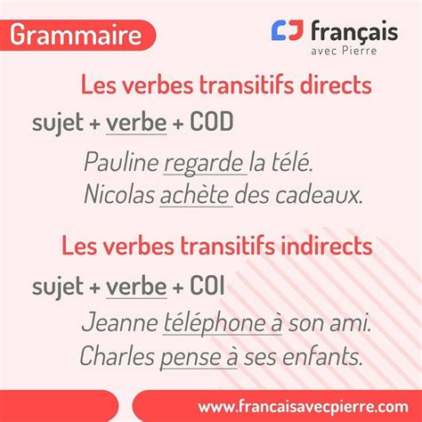 Épinglé sur Grammaire