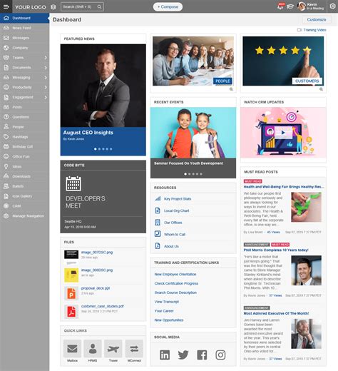 Intranet Examples Intranet And Portal App Branding Tools Company