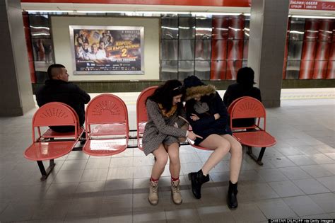 That No Pants Metro Ride Its Not Just A New York Thing Photos Huffpost