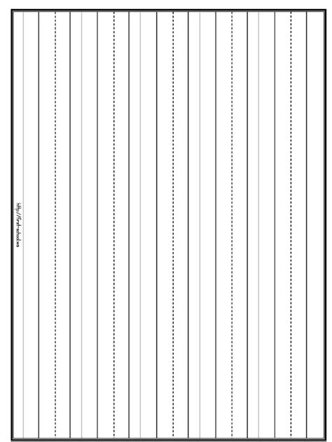Lined paper is simple paper having fine vertical and/or horizontal lines on it. primary paper printable - PrintAll
