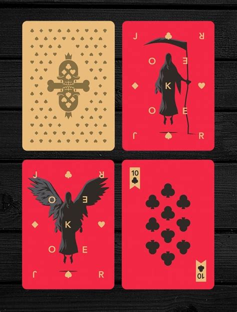 The joker card is its own 'suit,' and not associated with any of the four suits being clubs, diamonds, hearts, and spades. Dead Decks Dynasty. Back - Joker 1 - Joker 2 - 10 of Clubs | Playing cards design, Custom ...