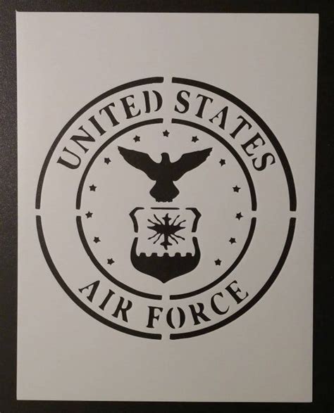 United States Air Force 2 Custom Stencil Fast Free Shipping Etsy